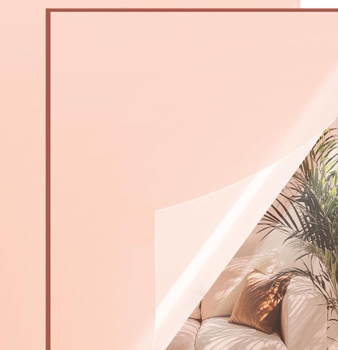Rose Gold Mirror acrylic sheet